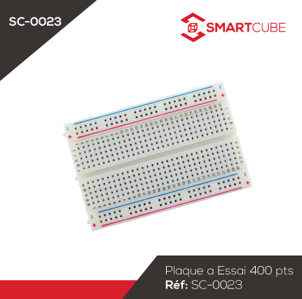 Lot De 2 Plaques D'essais (breadboard) Sans Soudure 700 Points - Réf. SYB-46 - Neuf