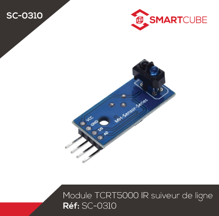 Arduino 2 Module TCRT5000 Capteur Proximité'Infrarouge Tracker De Ligne Arduino 