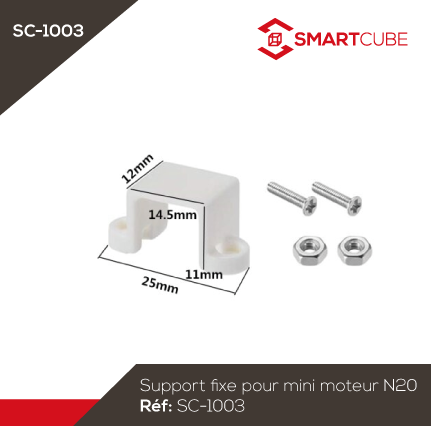 Supports De Montage Moteur 130/140/180 - Clips Plastique Robustes Pour Modèles Réduits