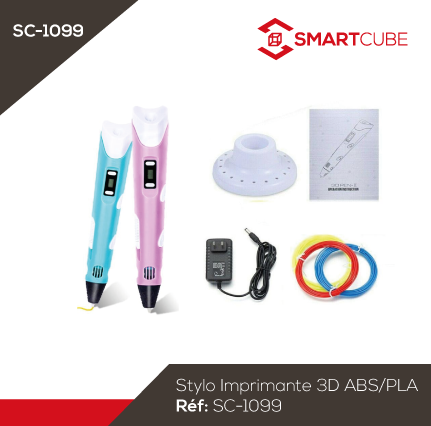 Stylo Imprimante 3D ABS/PLA – SMART CUBE