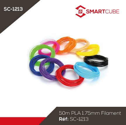 Bobine 1KG de Filament PLA 1.75mm Orange – SMART CUBE